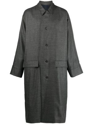 Magliano single-breasted virgin-wool coat - Grey