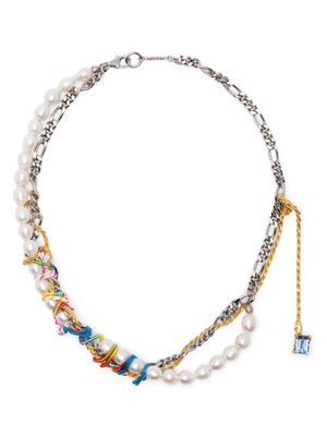 Magliano tangled triple-layer necklace - Silver