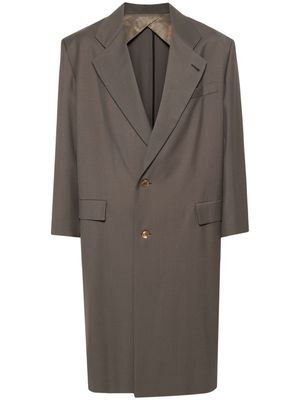 Magliano wool maxi coat - Brown