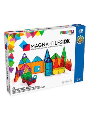 Magna-Tiles Clear Colors 48-Piece Set
