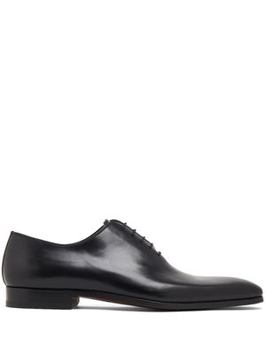 Magnanni almond-toe leather oxford shoes - Black
