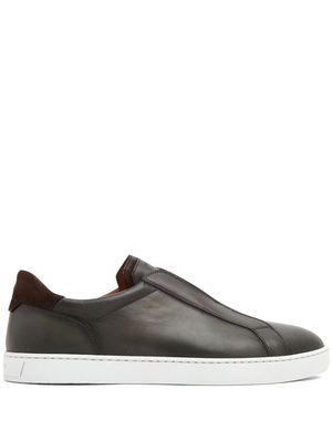 Magnanni Costa slip-on leather sneakers - Black