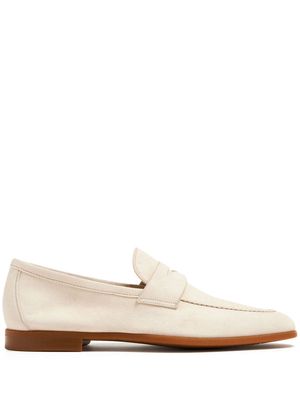 Magnanni Danillo suede loafers - White