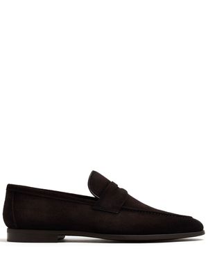 Magnanni Diezma suede penny loafers - Brown