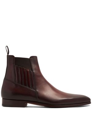 Magnanni leather Chelsea boots - Brown