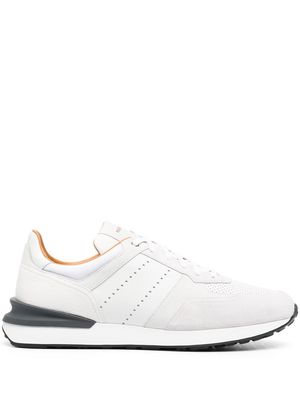 Magnanni lo-top leather sneakers - White