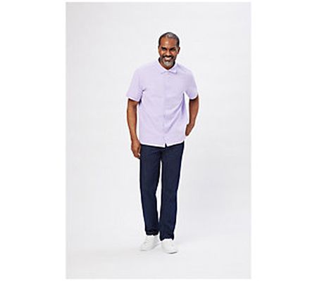 Magnaready SS State Knit Polo w Magnetic Closur es