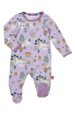 Magnetic Me Folk Magic Print Footie in Orchid
