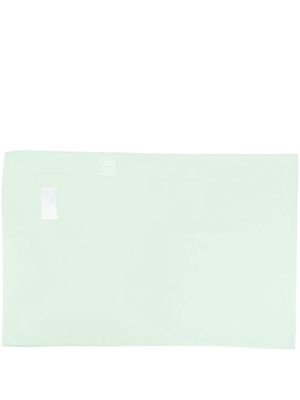 Magniberg logo-patch cotton pillowcase - Green