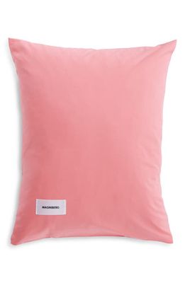 MAGNIBERG Pure Poplin Pillowcase in Coral Pink