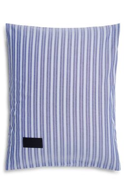 MAGNIBERG Wall Street Oxford Pillowcase in Stripe Medium Blue