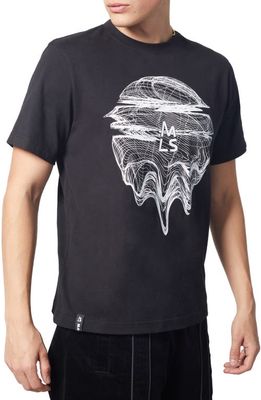 MAGNLENS Entropy Cotton Graphic T-Shirt in Black