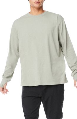 MAGNLENS Pelham Long Sleeve Cotton T-Shirt in Shadow