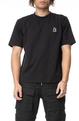 MAGNLENS Waves Cotton Graphic T-Shirt in Black