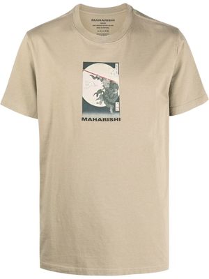 Maharishi 1008 Hare & Monkey T-shirt - Neutrals