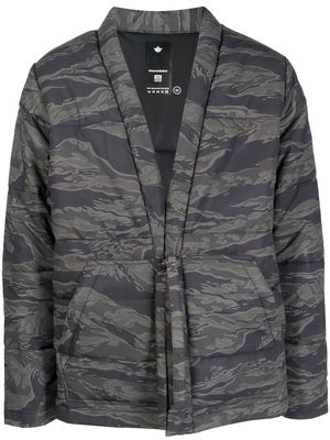 Maharishi camouflage-print padded jacket - Grey