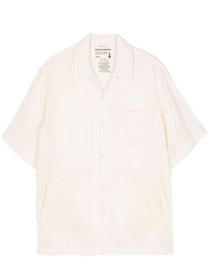 Maharishi camp-collar short-sleeve shirt - Neutrals