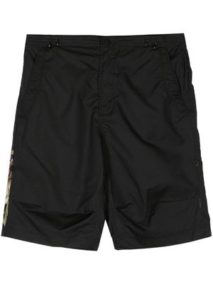 Maharishi embroidered-motif shorts - Black