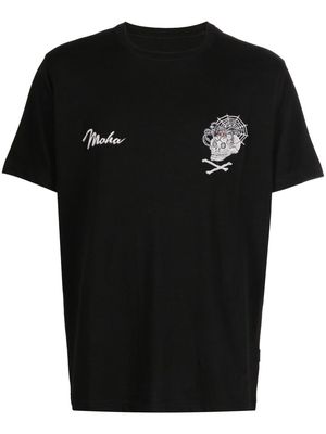Maharishi graphic-print logo T-shirt - Black