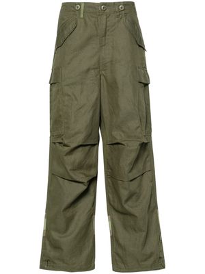 Maharishi Hi-Vis M65 wide-leg cargo pants - Green