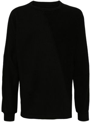 Maharishi Kesagiri hemp-organic cotton blend sweatshirt - Black