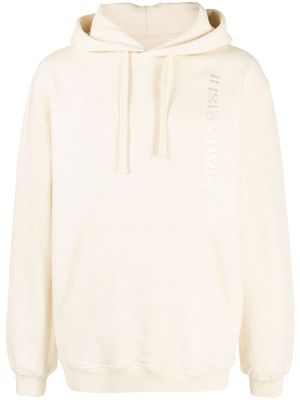 Maharishi logo-embroidered hoodie - Neutrals