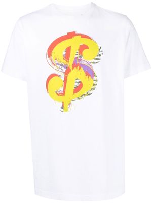 Maharishi logo-print T-shirt - White
