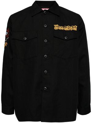 Maharishi Lunar Dragon embroidered shirt - Black