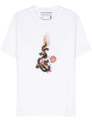 Maharishi Original Dragon cotton T-shirt - White