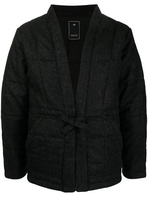 Maharishi padded tie-waist jacket - Black