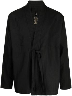 Maharishi Shinobi organic-cotton blend kimono jacket - Black
