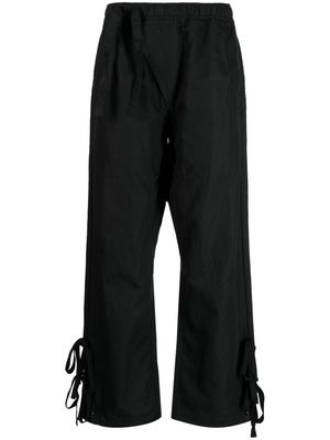 Maharishi Shinobi organic-cotton blend track pants - Black