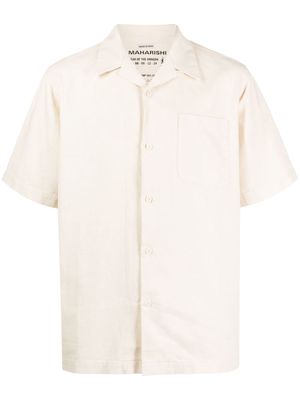 Maharishi short-sleeve chest-pocket shirt - Neutrals