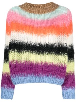 Maiami Gradient Fade tricot-knit jumper - Neutrals