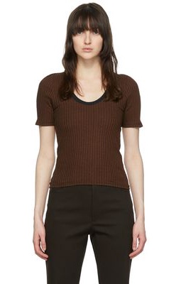Maiden Name SSENSE Exclusive Brown Ashely T-Shirt
