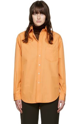 Maiden Name SSENSE Exclusive Orange Andy Shirt