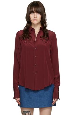 Maiden Name SSENSE Exclusive Red Odette Shirt