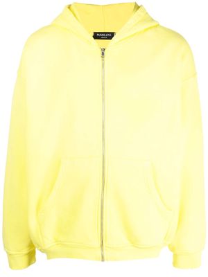 Mainless cotton hooded jacket - Yellow