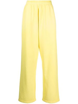 Mainless distressed track trousers - Yellow
