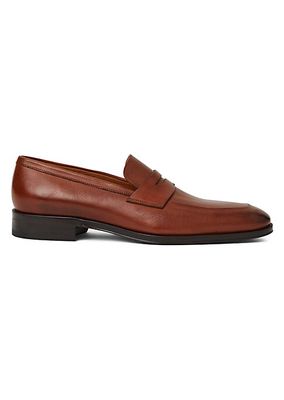 Maioco Leather Penny Loafers