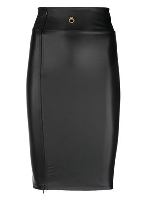 Maison Close Chambre Noire fitted skirt - Black