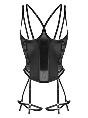 Maison Close Chambre Noire porte-jarretelles corset - Black