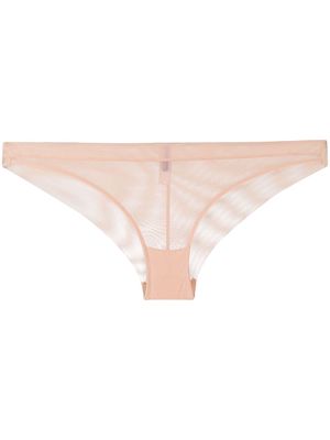 Maison Close mesh briefs - Neutrals