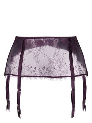 Maison Close Villa Satine garter belt - Purple