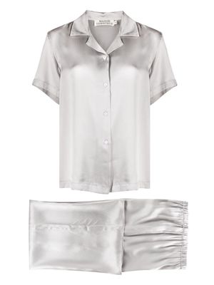 Maison Essentiele silk pyjama set - Grey