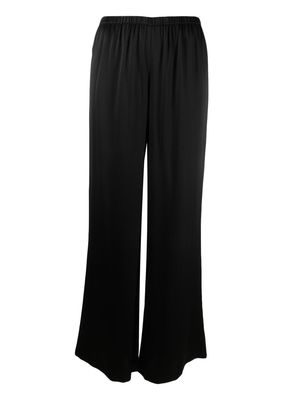 Maison Essentiele straight-leg silk pajama bottoms - Black