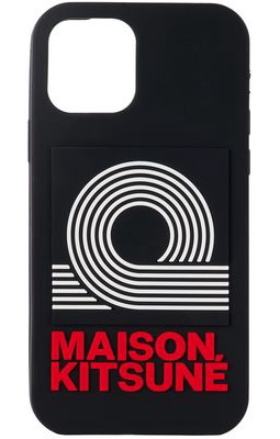 Maison Kitsuné Black Anthony Burrill Edition iPhone 12/12 Pro Case