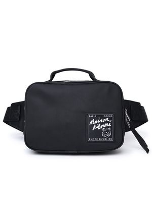 Maison Kitsuné Black Polyamide Fanny Pack