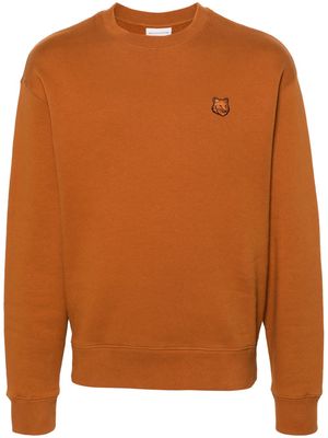 Maison Kitsuné Bold Fox Head cotton sweatshirt - Brown