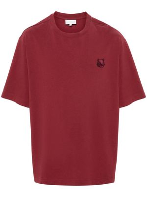 Maison Kitsuné Bold Fox Head cotton T-shirt - Red